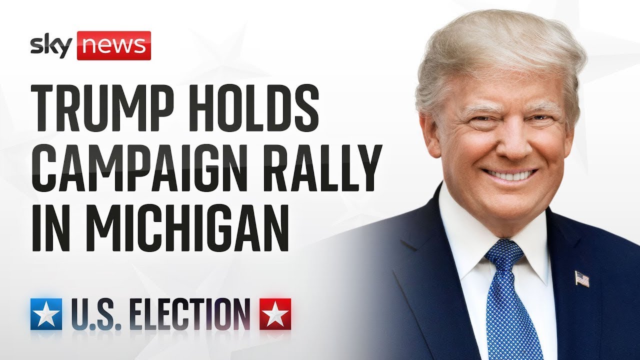 Donald Trump holds a rally in Novi, Michigan │ October 26