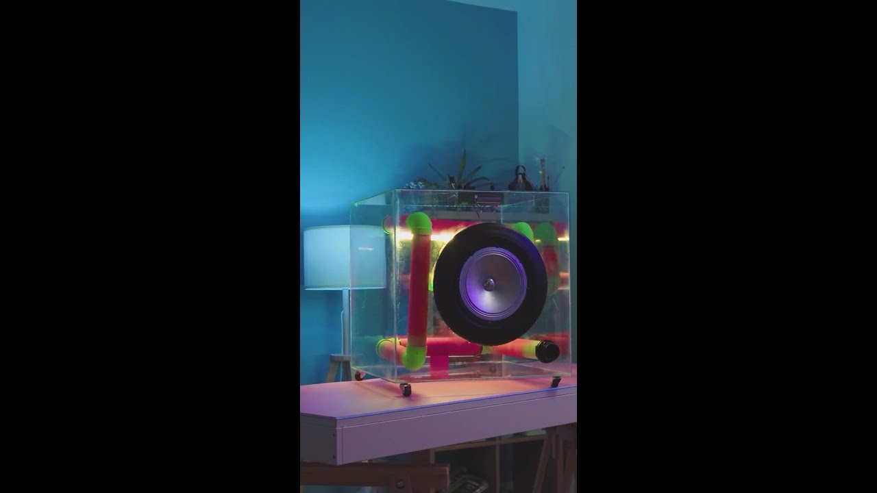 Don’t throw your old tire! DIY tire tube speaker 🔊