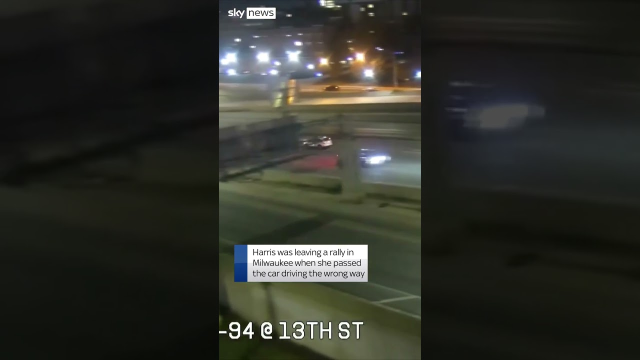 Drunk driver passes ‘within feet’ of Kamala Harris