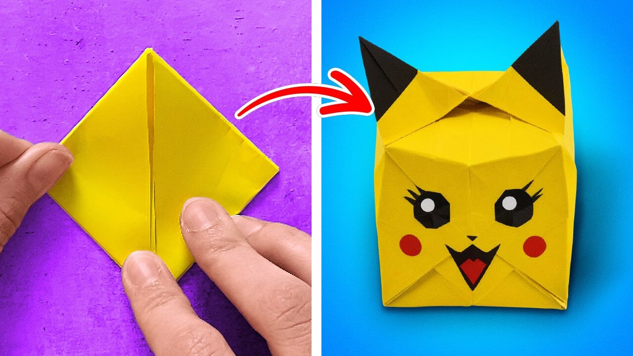 EASY ORIGAMI CRAFTS ✨ PAPER & CARDBOARD DIY IDEAS