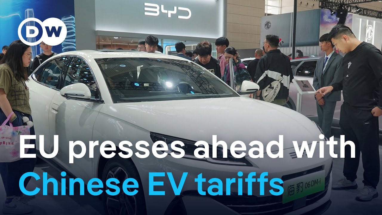 EU greenlights tariffs for Chinese electric vehicles | DW News