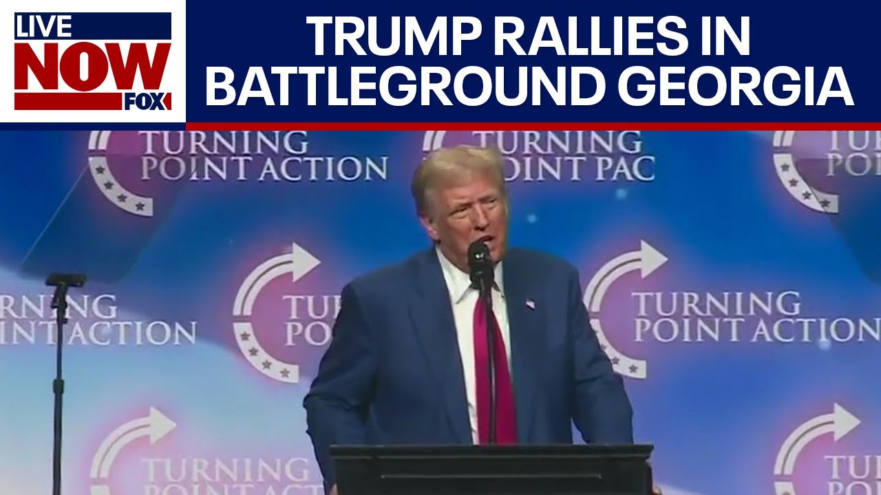 FULL SPEECH: Trump delivers remarks in battleground Georgia  | LiveNOW from FOX