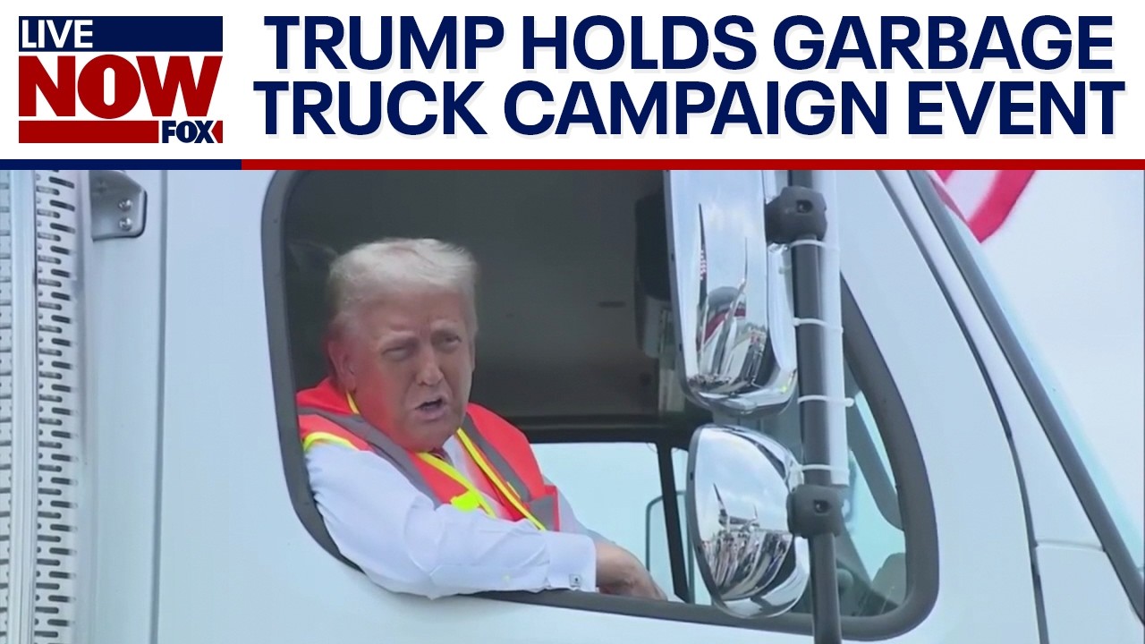 Garbage Comments: Trump holds event from garbage truck