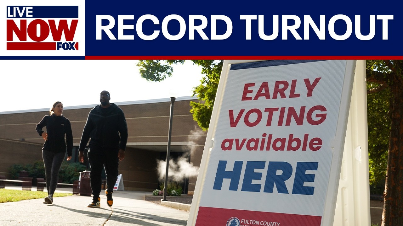 Georgia record-breaking early voting: 300K+ ballots cast in critical swing state | LiveNOW from FOX