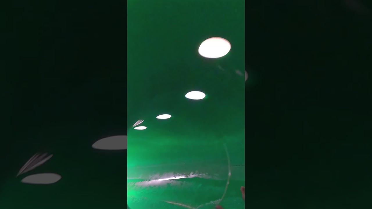 Green Water Slide at AquaCentrum 🇭🇺