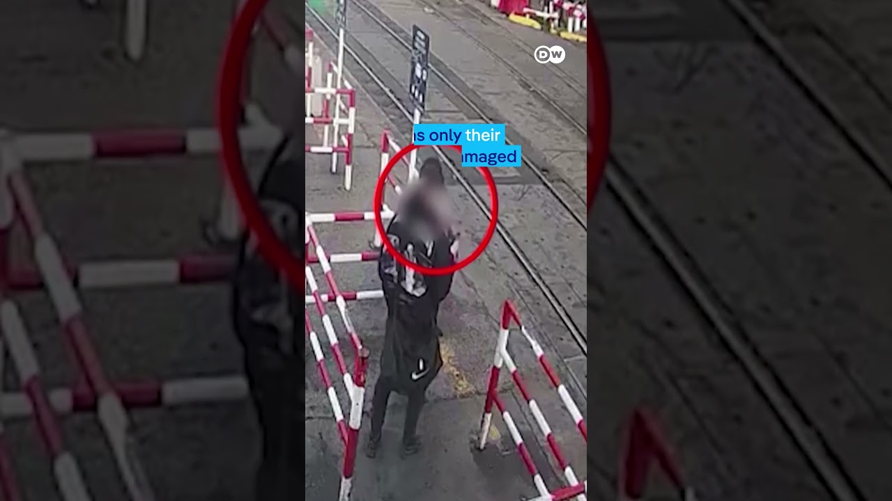 Guardian Angel Saves Pedestrian from Train Collision | DW News