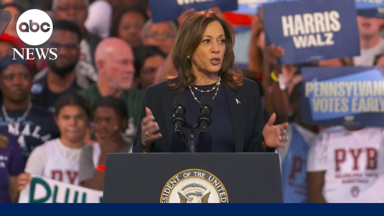 Harris blitzes must-win Pennsylvania in final push for votes ahead of Election Day