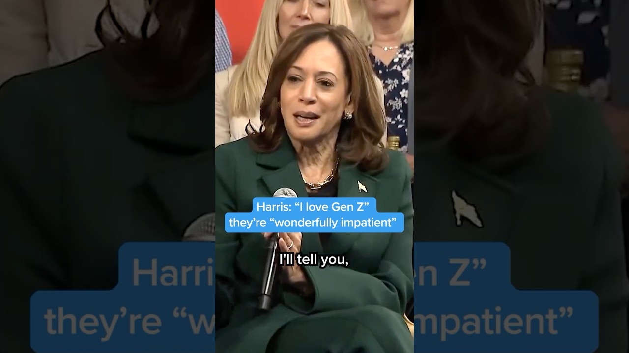 Harris: ‘I love Gen Z’ they’re ‘wonderfully impatient’