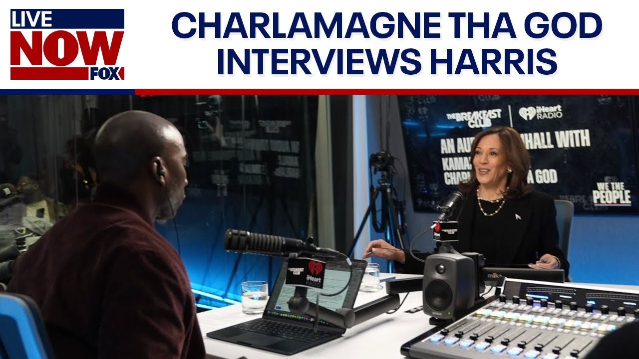 Harris joins Charlamagne tha God, could join Joe Rogan’s podcast | LiveNOW from FOX