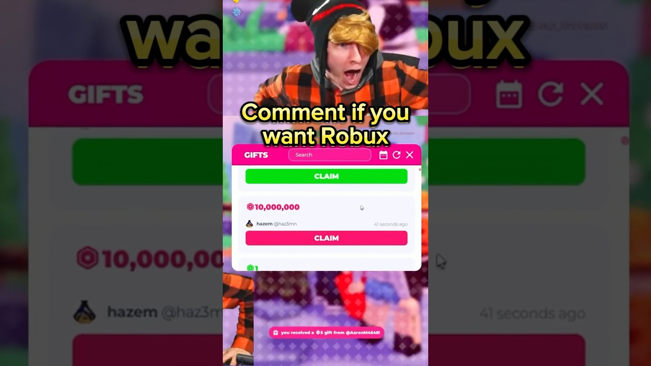 Hazem Donates KreekCraft 10 Million Robux