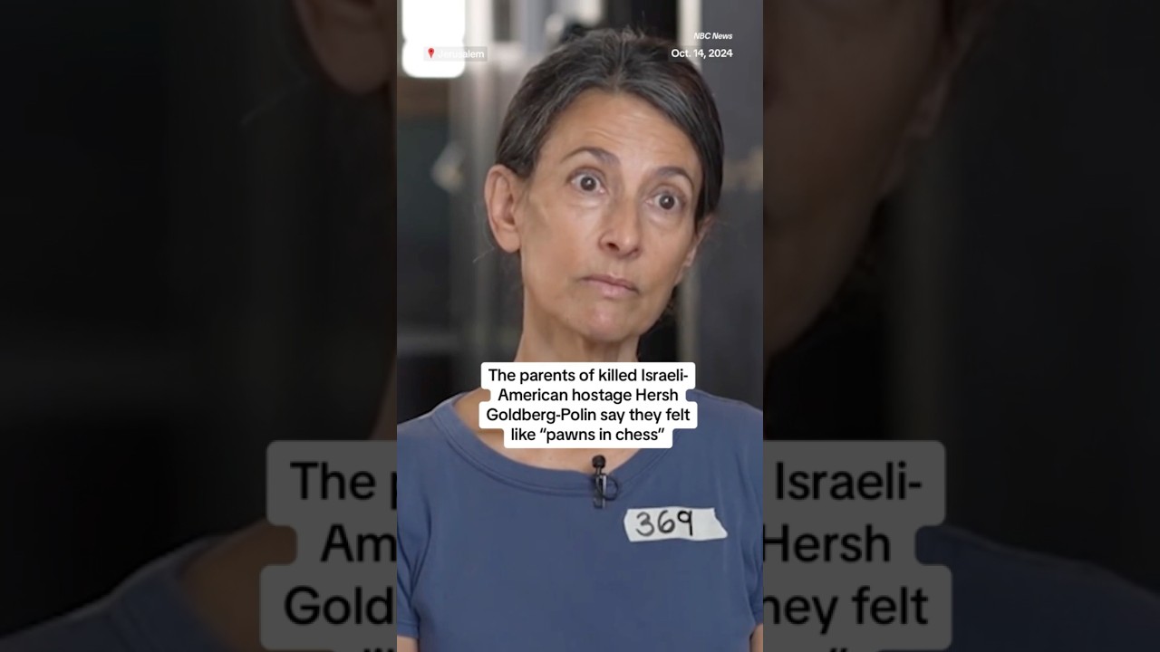 Hersh Goldberg-Polin’s parents say they felt like “pawns in chess”