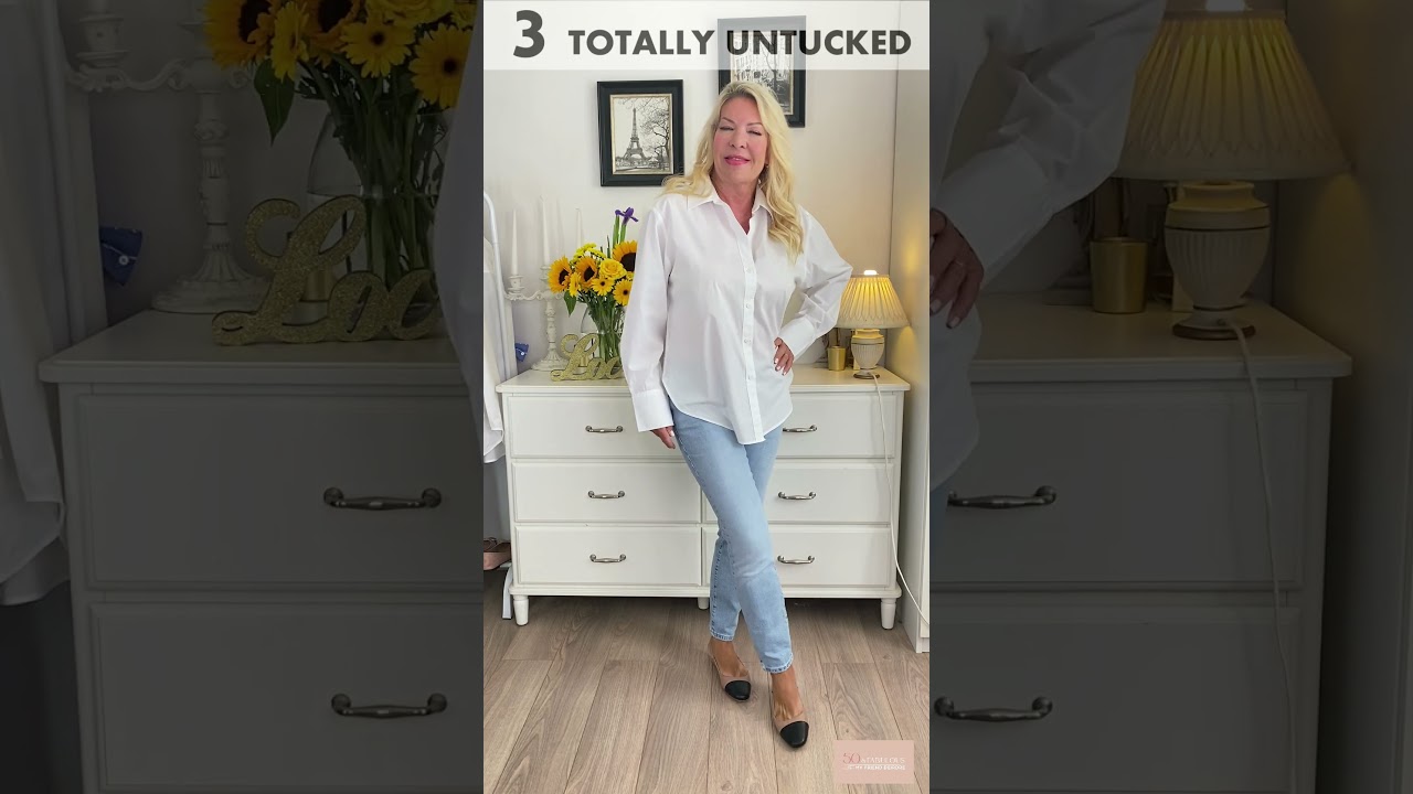 HOW TO HALF TUCK A SHIRT FOR WOMEN – 3