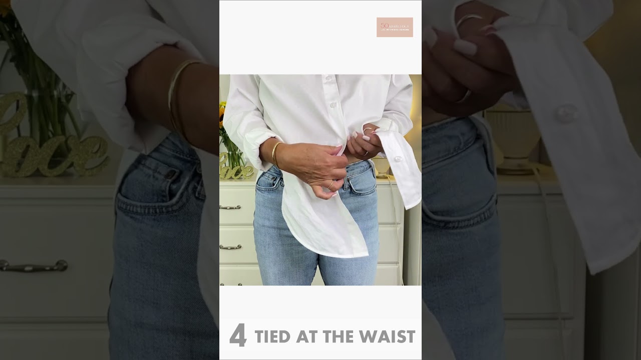 HOW TO TIE A SHIRT AROUND YOUR WAIST