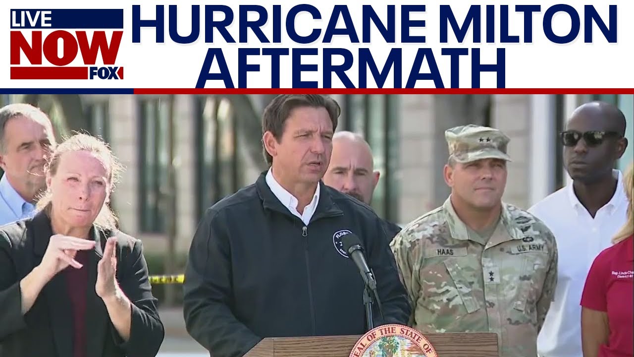 Hurricane Milton aftermath: Florida govt. Ron DeSantis provides update | LiveNOW from FOX