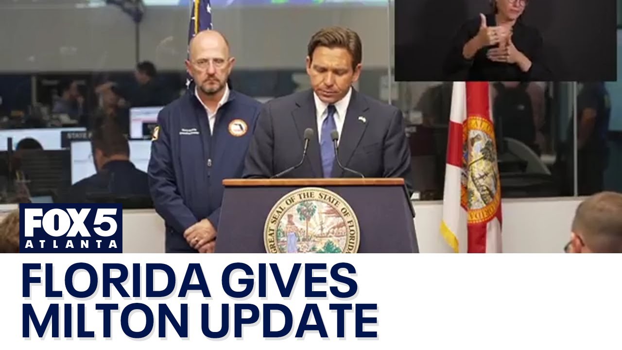 Hurricane Milton: Florida governor holds press conference | FOX 5 News