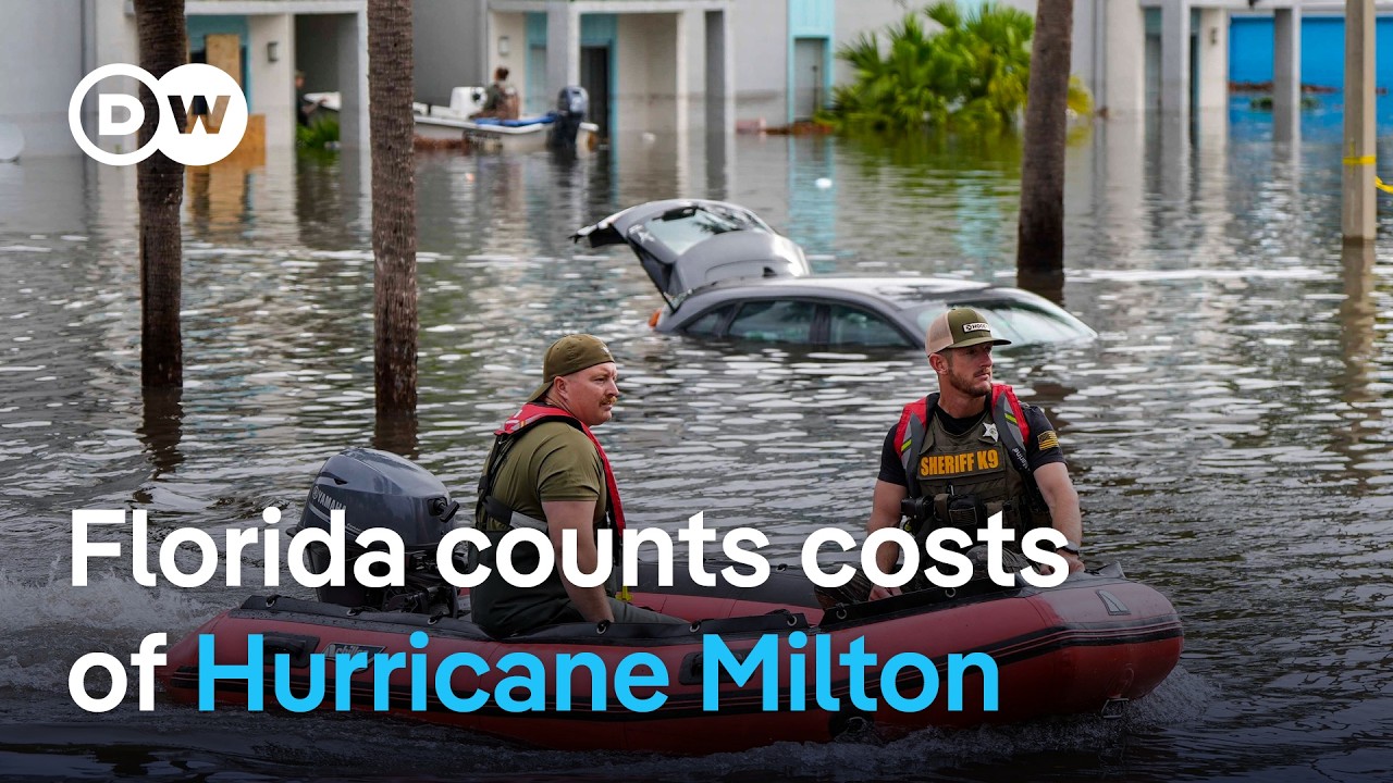 Hurricane Milton update: Florida avoids ‘worst case scenario’ but several dead | DW News