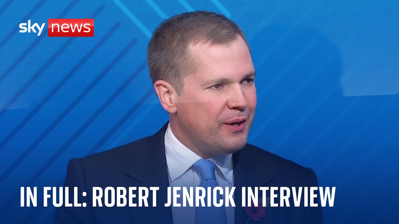 ‘I do want to be prime minister’, Tory leadership candidate Robert Jenrick says
