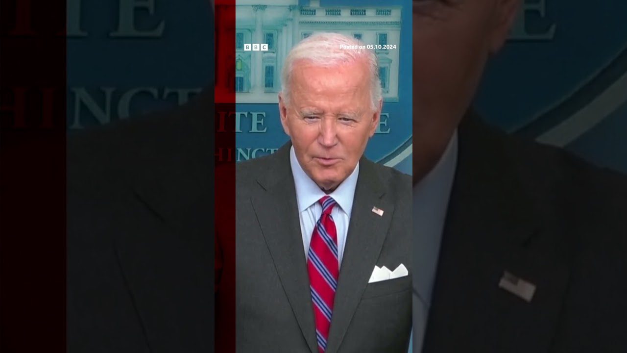 ‘I don’t know’ – Biden responds on whether Netanyahu is attempting to sway US election. #US #BBCNews