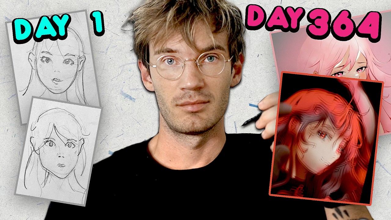 I Drew Every Day for 365 Days….. *it was painful*