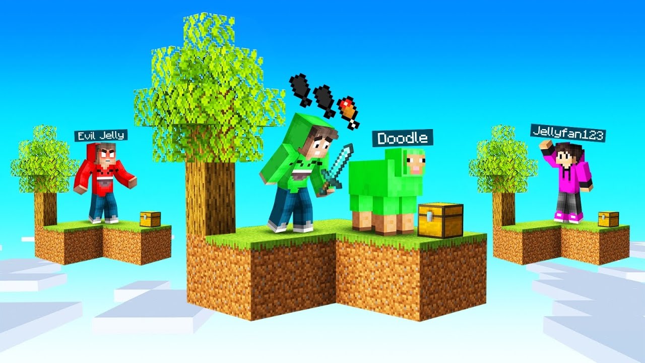 I Started My OWN SKYBLOCK Server! (Doodle World)