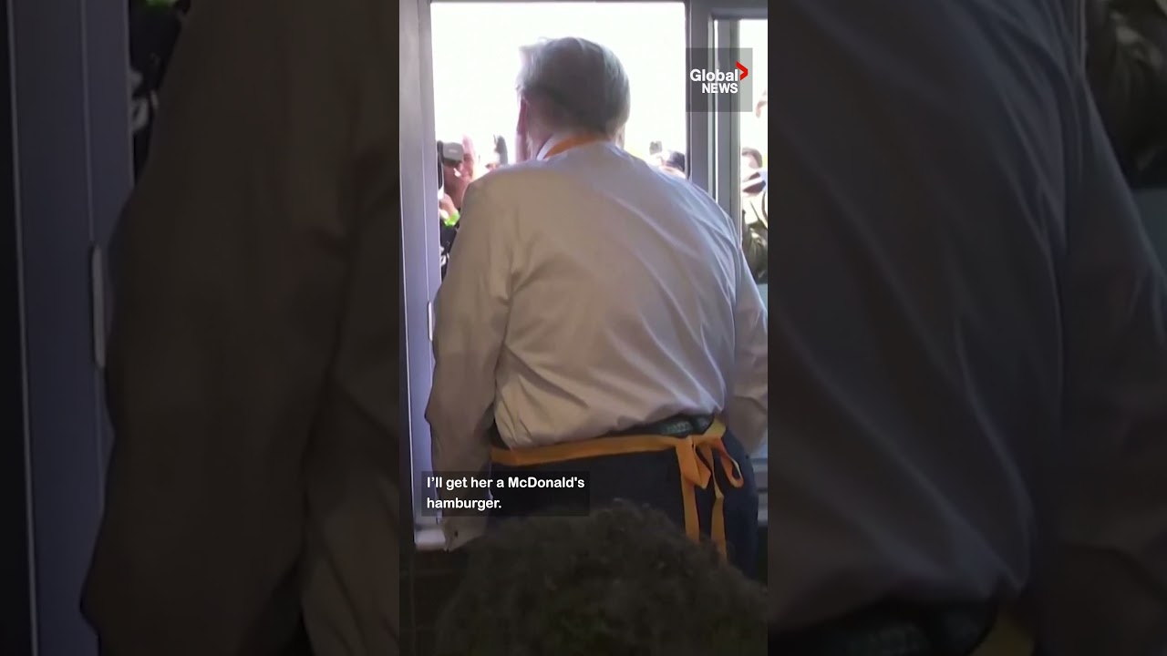 “I’ll get her a McDonald’s hamburger”: Trump wishes Harris happy birthday from drive-thru window 🍔🎈