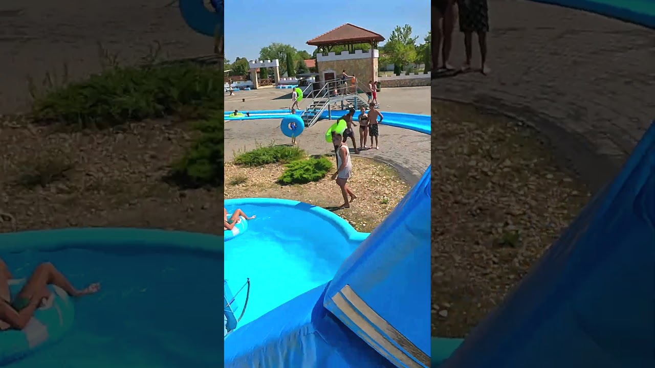 Inga Water Slide at AquaCentrum 🇭🇺