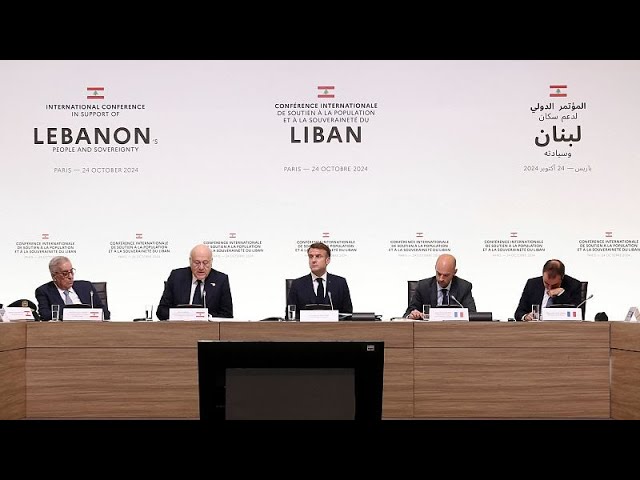 International summit for Lebanon raises nearly €1 billion in aid pledges