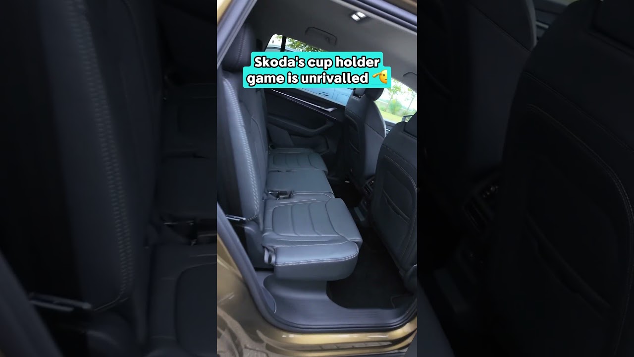 Is your car’s cupholder game this strong? If not, perhaps it’s time for a car change…