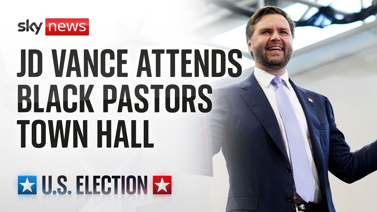 JD Vance participates in Black Pastors town hall in Harrisburg, Pennsylvania