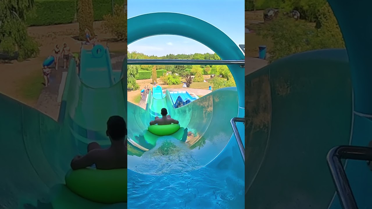 Kamikaze Water Slide at AquaCentrum 🇭🇺
