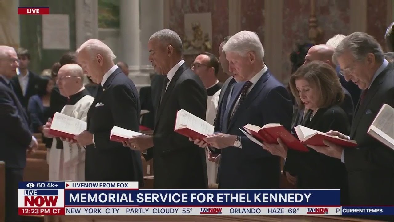 LIVE: Ethel Kennedy memorial service takes place, Biden to deliver eulogy | LiveNOW from FOX
