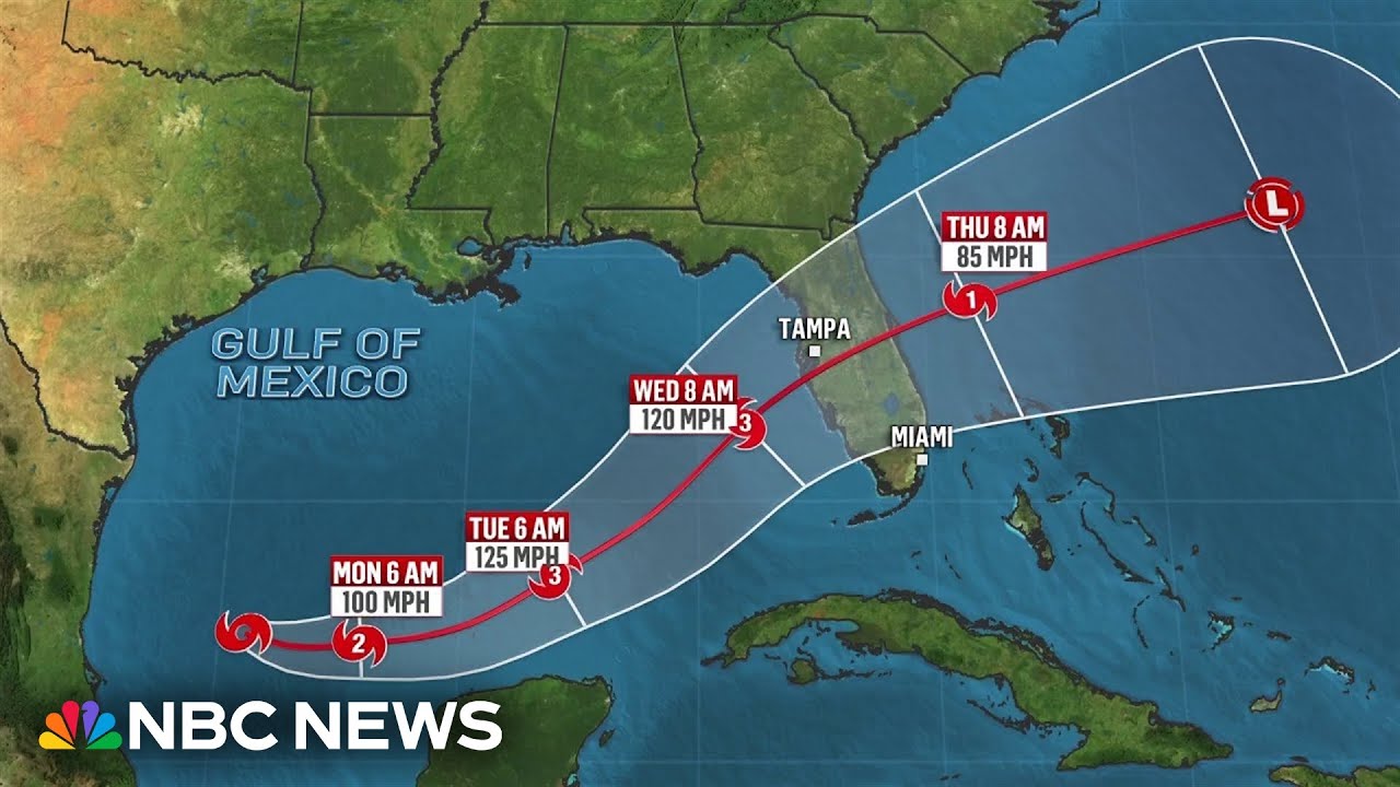 LIVE: Hurricane Milton tracker | NBC News