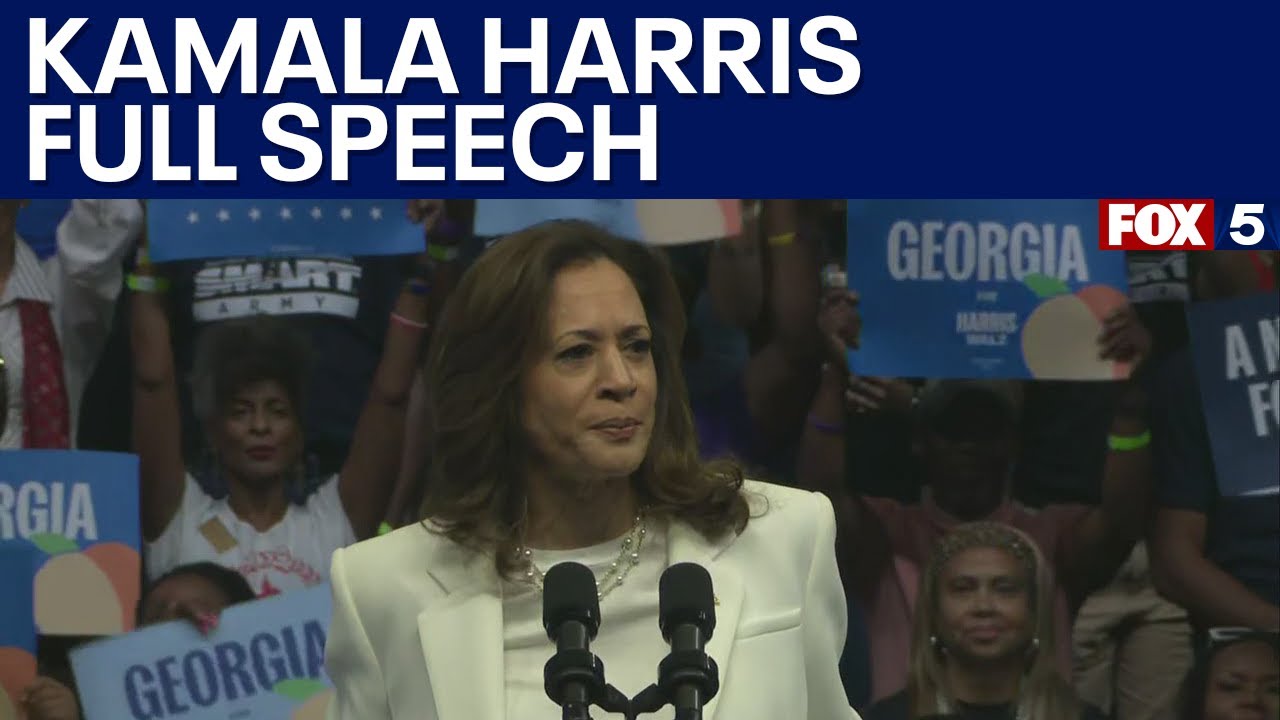 LIVE: Kamala Harris rally in Atlanta, Georgia