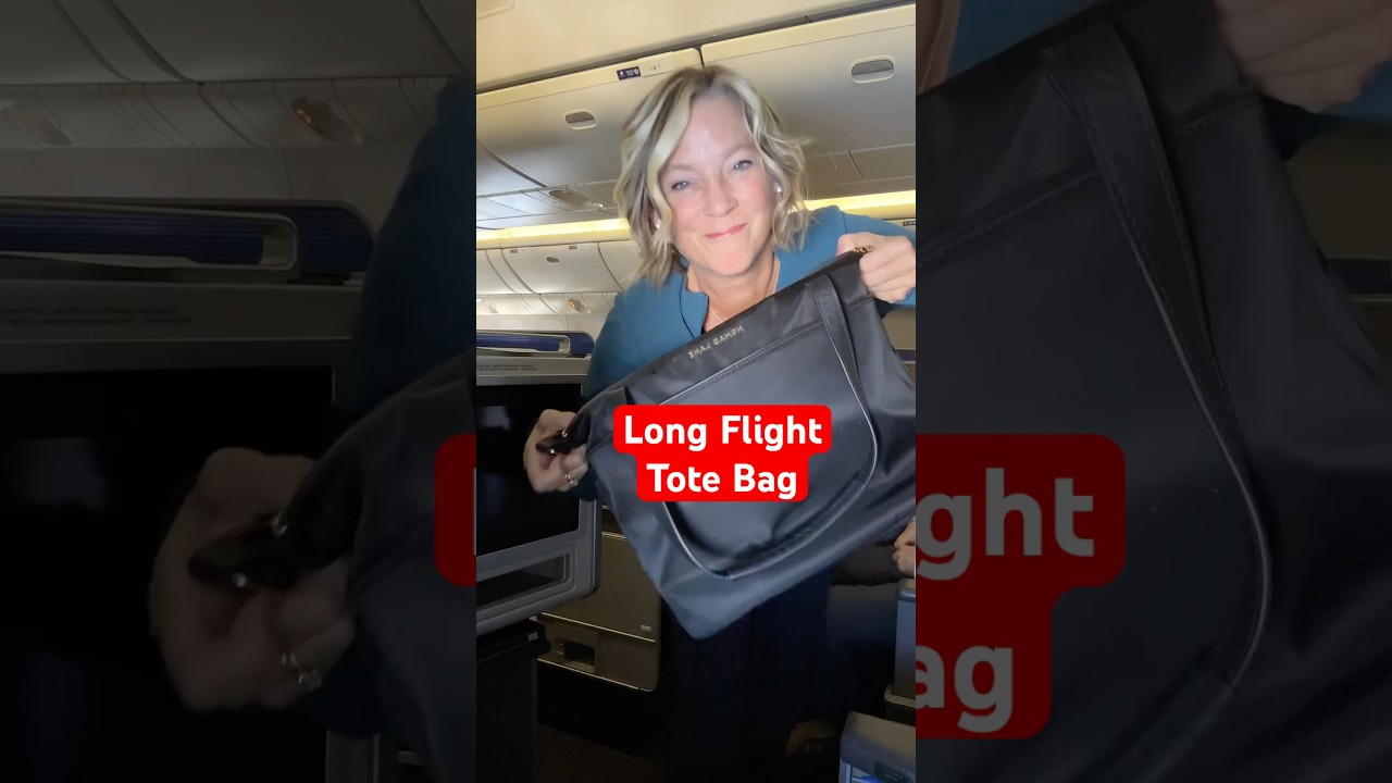 Long Flight Tote Bag I Travel With #nomadlane