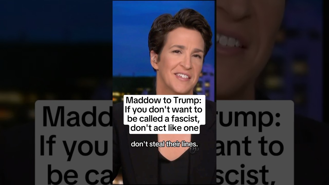 Maddow to Trump: If you don’t want to be called a fascist, don’t act like one
