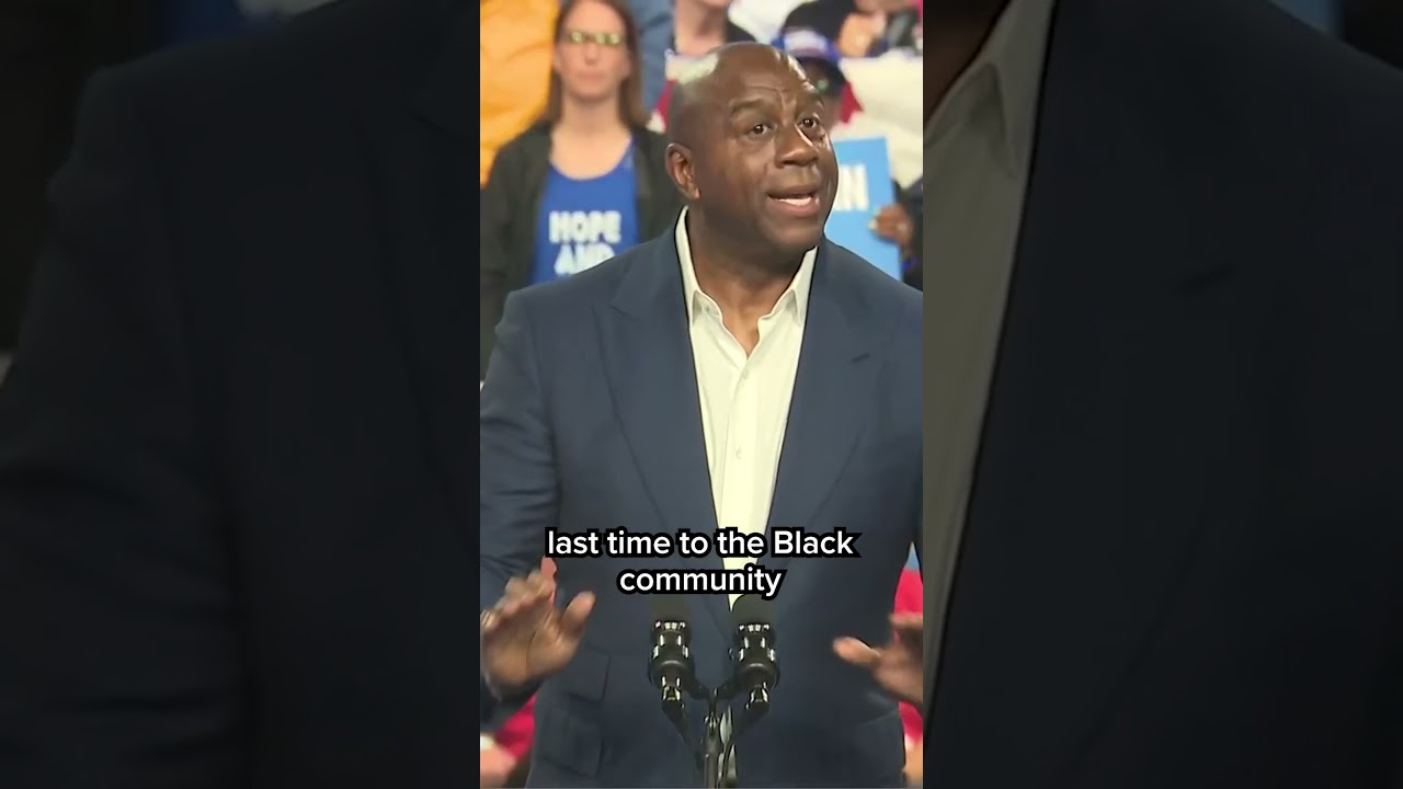 Magic Johnson has a message for Black male voters regarding Harris