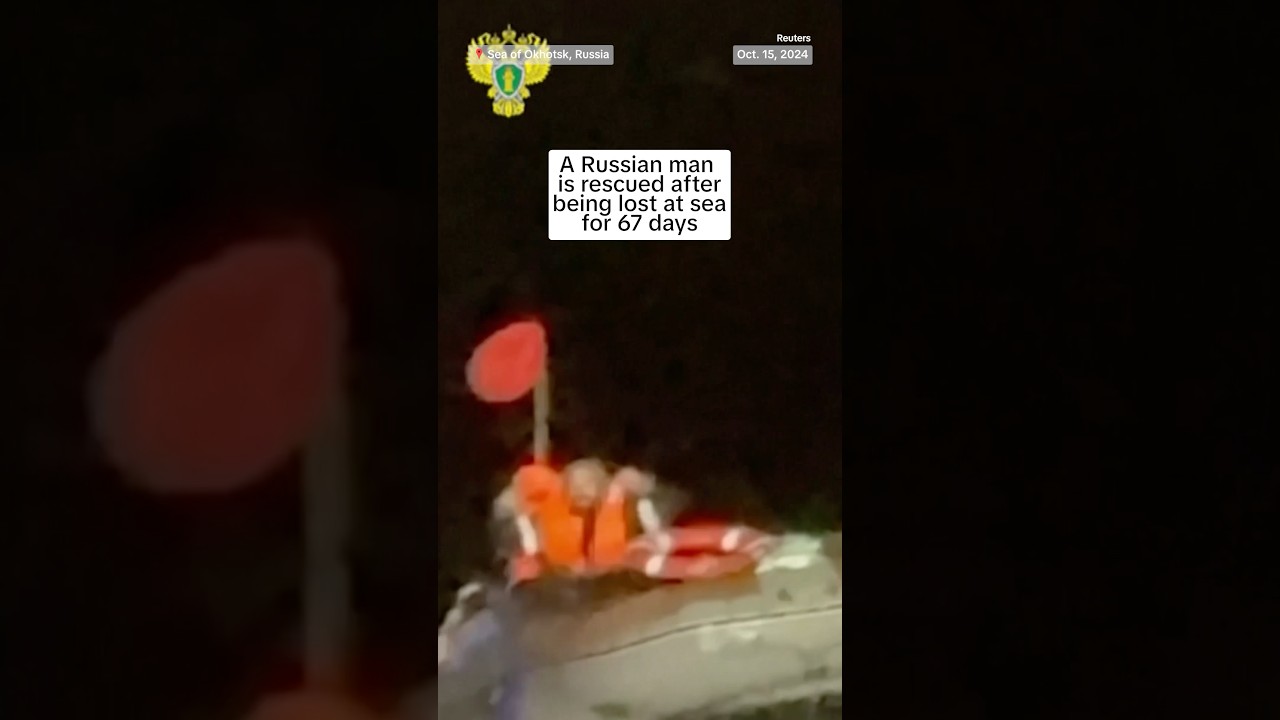 Man rescued from tiny boat after drifting for 67 days￼