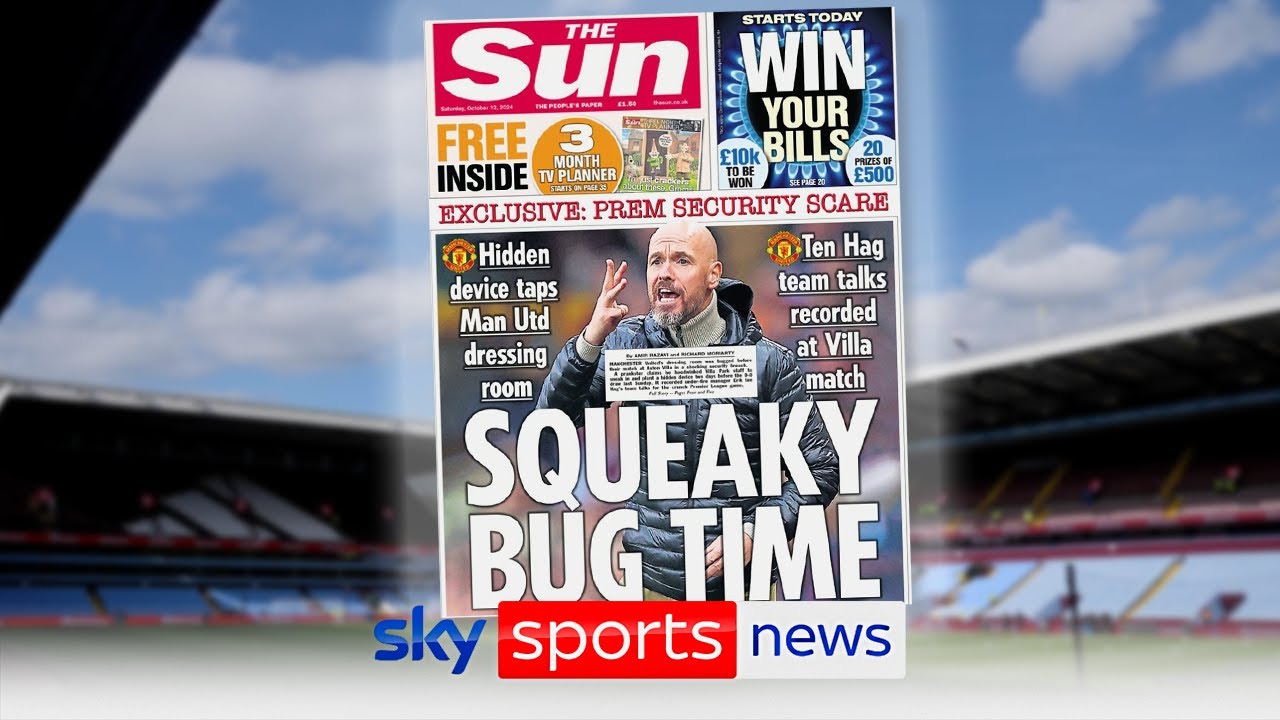 Man Utd dressing room bugged before their game at Aston Villa | Back Pages Tonight