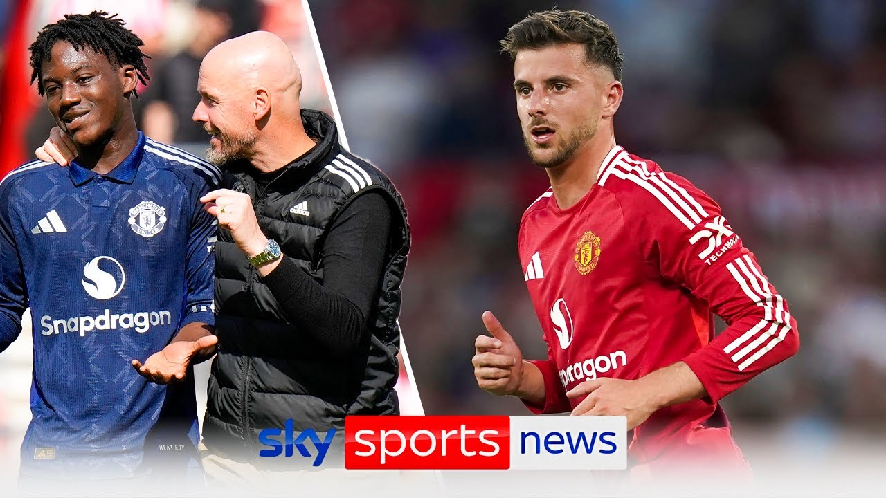 Mason Mount not in training, Kobbie Mainoo and Harry Maguire present for Manchester United