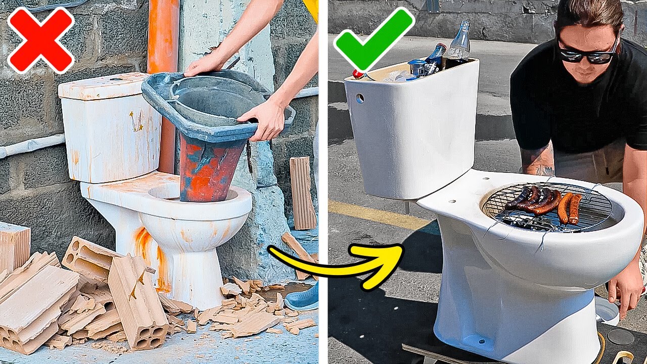 Mind-Blowing Creations from Old Toilets, Washing Machines, And Other Things You May Wanna Throw Away