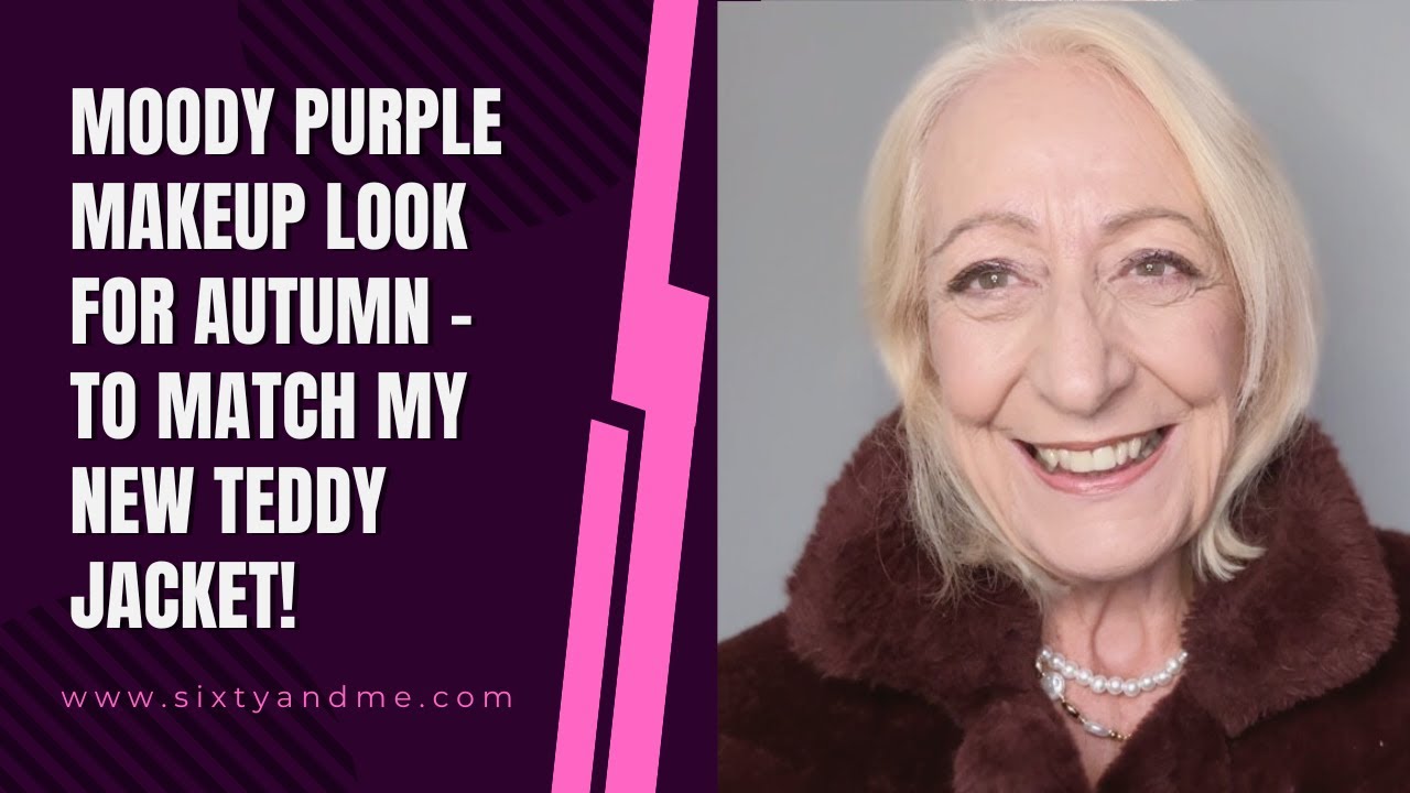 Moody Purple Makeup Look for Autumn – to Match My New Teddy Jacket!