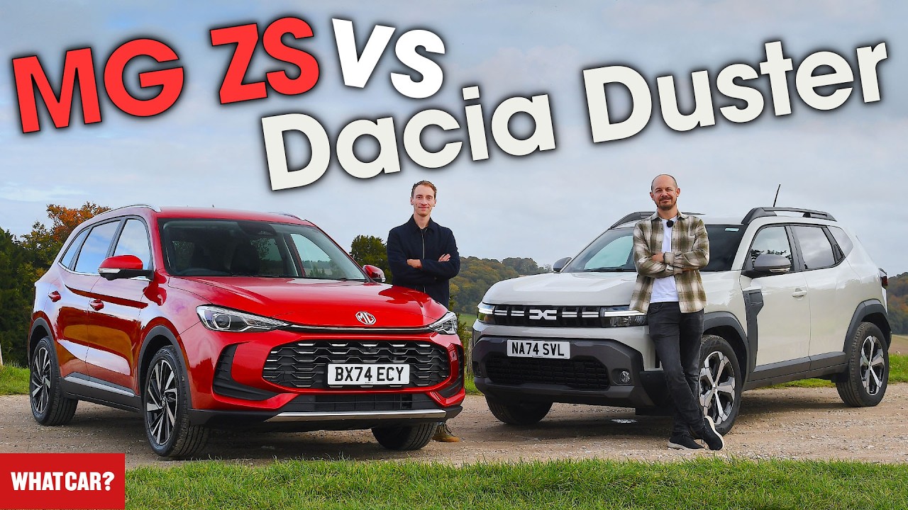 NEW Dacia Duster vs MG ZS review – what’s the best CHEAP hybrid SUV? | What Car?