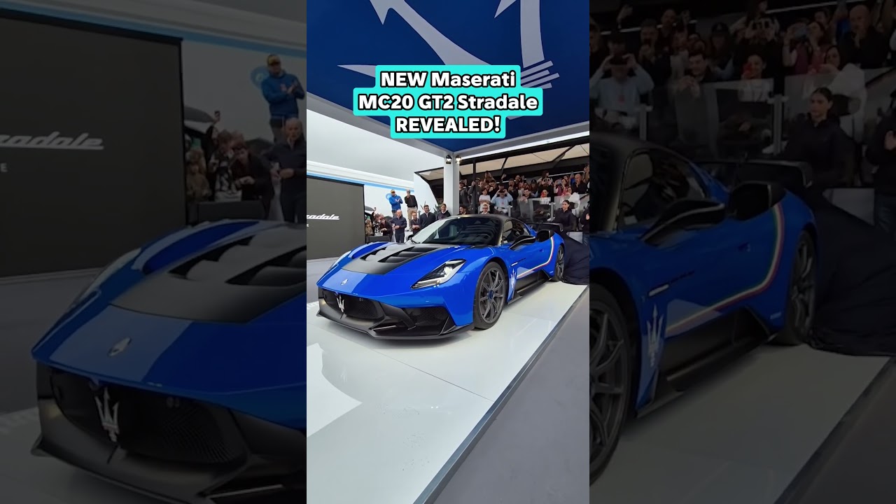 NEW Maserati MC20 GT2 Stradale REVEALED! 🤯