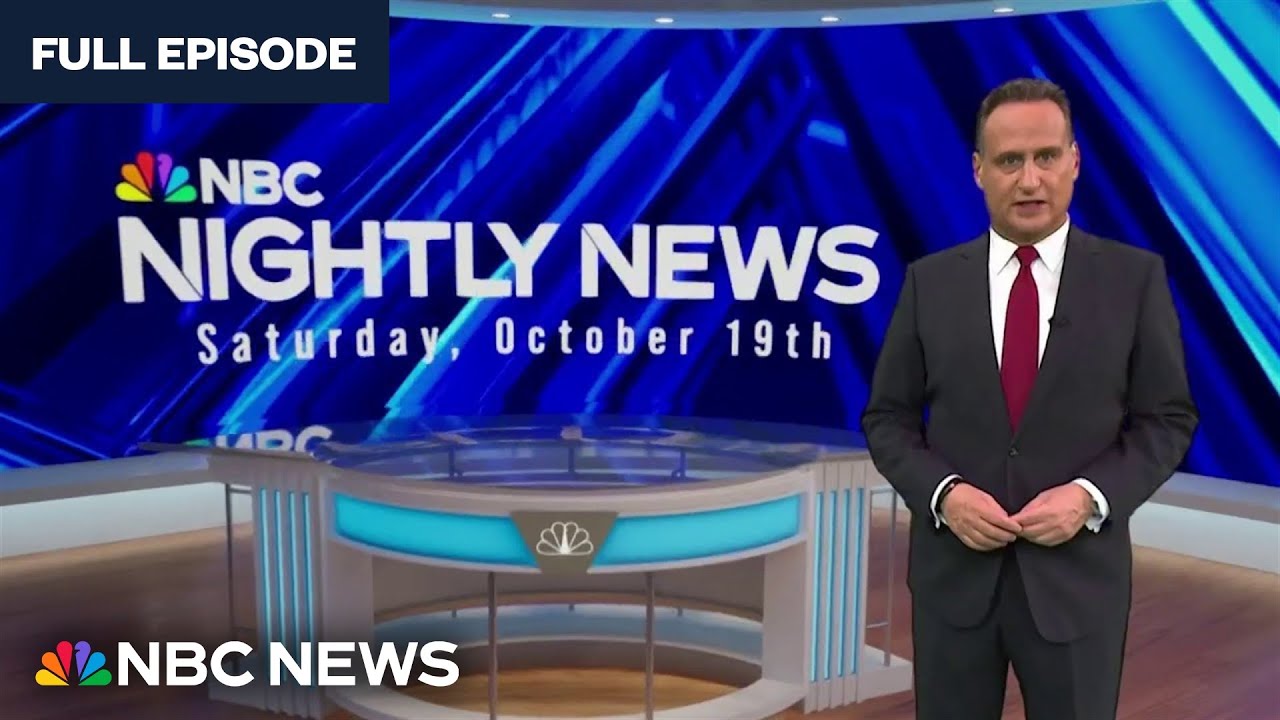 Nightly News Full Broadcast – Oct. 19