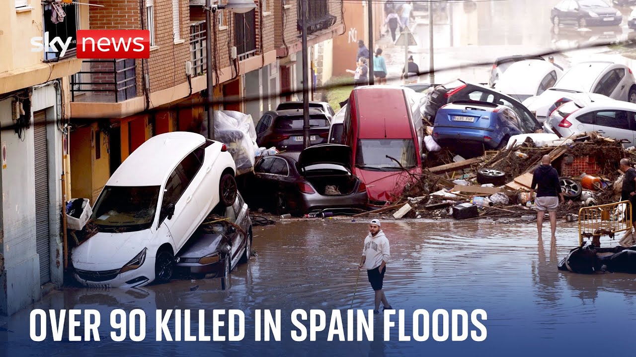 Over 90 people killed in Spanish flash floods – with more rain expected