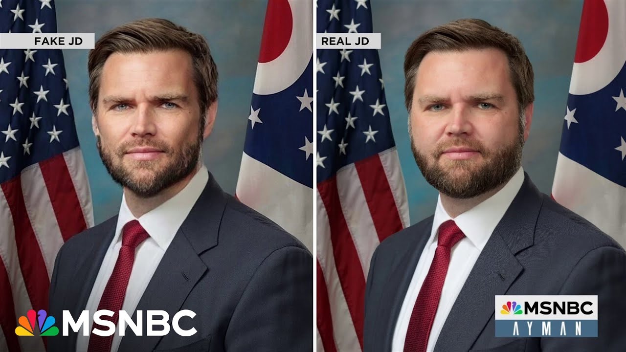Panel roasts photoshopped image of JD Vance: ‘They ran it through a ‘yassified’ filter’