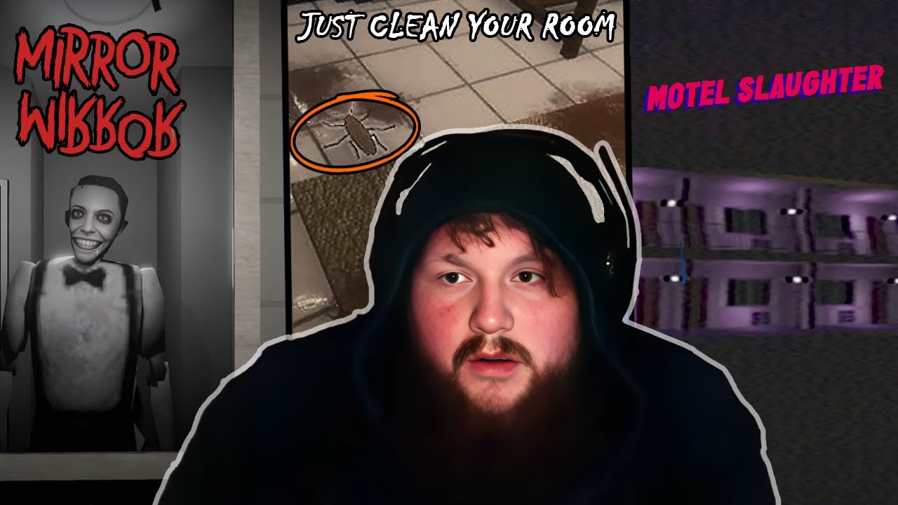 Playing three indie horror games…