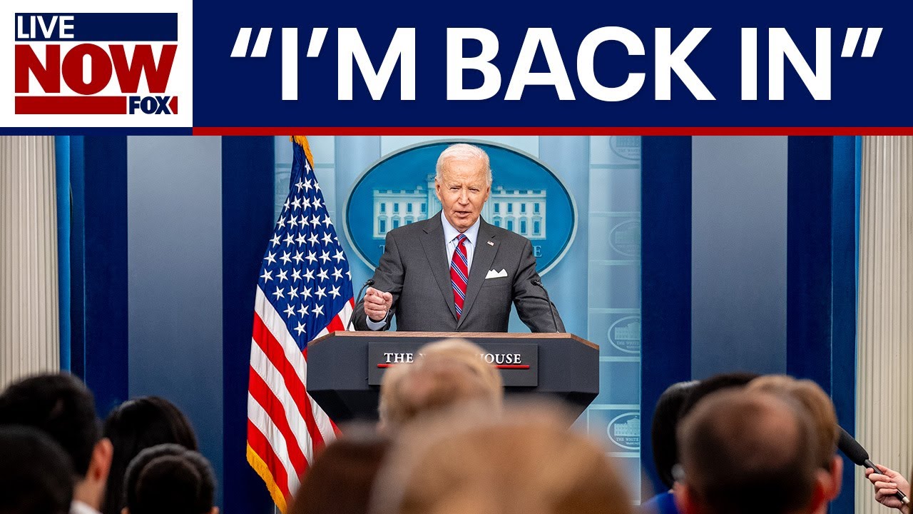 President Biden makes first appearance in White House briefing room | LiveNOW from FOX