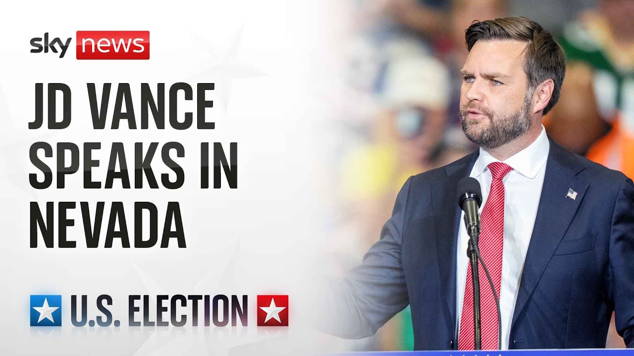 Republican VP nominee JD Vance holds US election campaign rally in Nevada