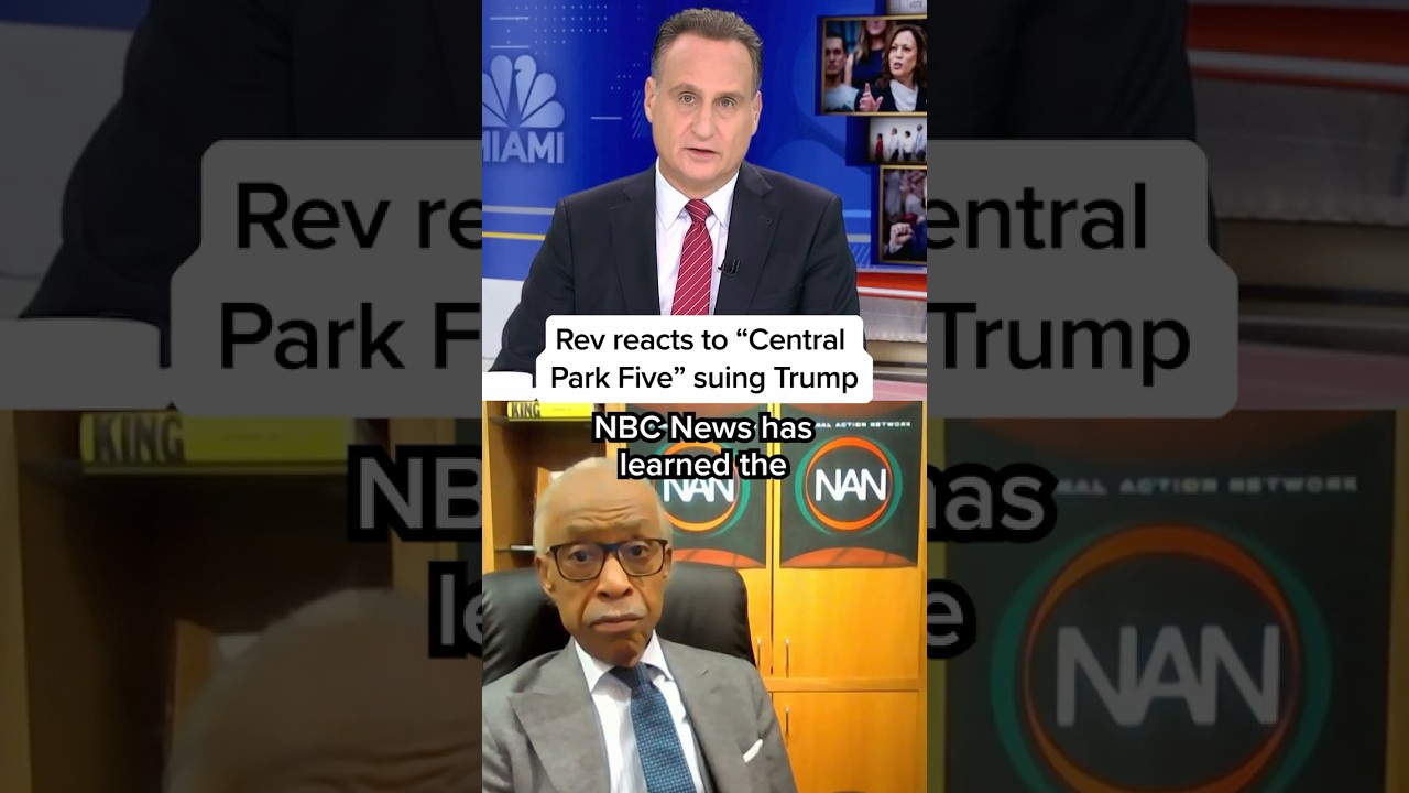 Rev. Al reacts to ‘Central Park Five’ suing Trump
